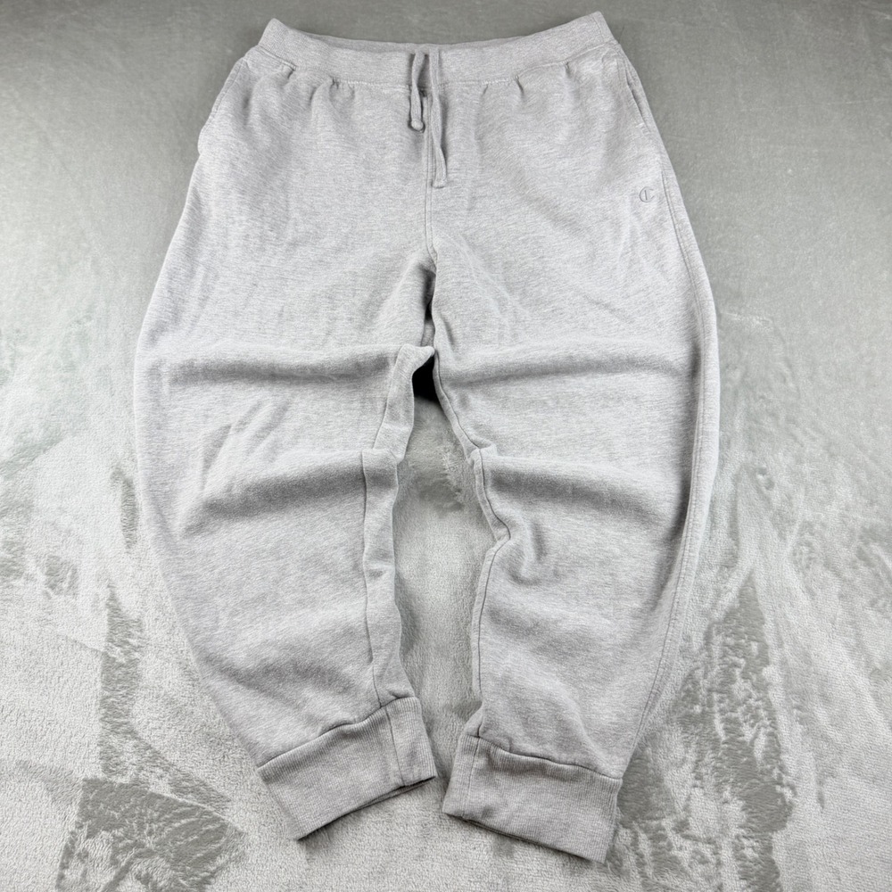 Champion Modern Men's XL Powerblend Jogger Sweatpants Light Gray